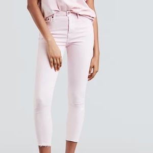 Levi’s pink wedgie jeans skinny